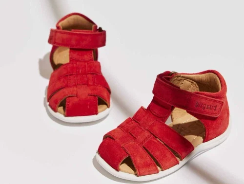 Bisgaard Carly sandal rød ruskind